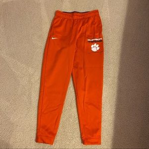 NIKE Clemson Joggers with Fleece Lining & High Waisted